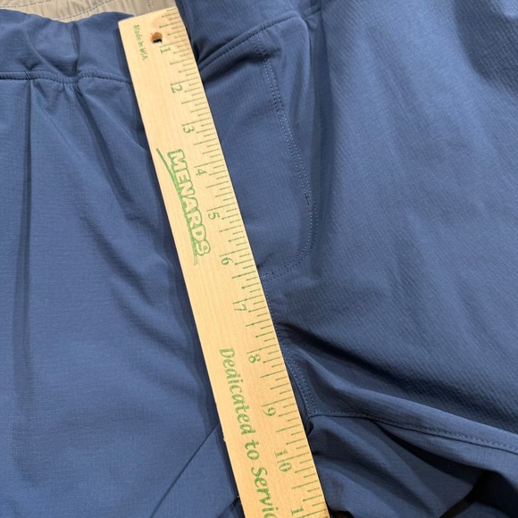 Huckberry Wellen Sevens Sports Shorts Lined Med Blue 5" Athletic Gym Performance - Picture 13 of 14